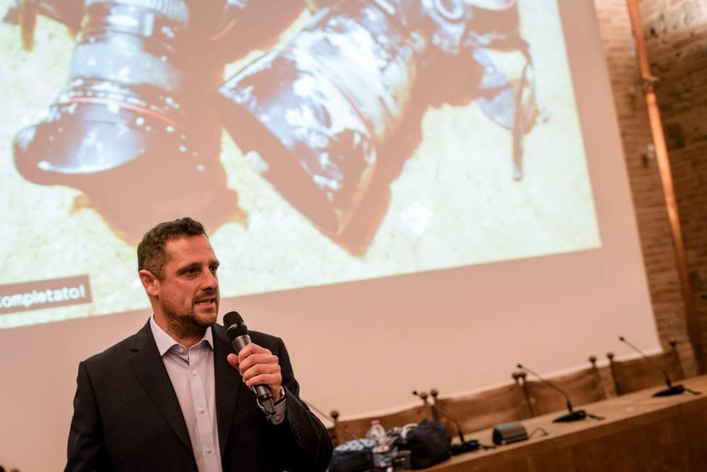Meeting with "Timothy Allen" at the Biblioteca comunale degli Intronati