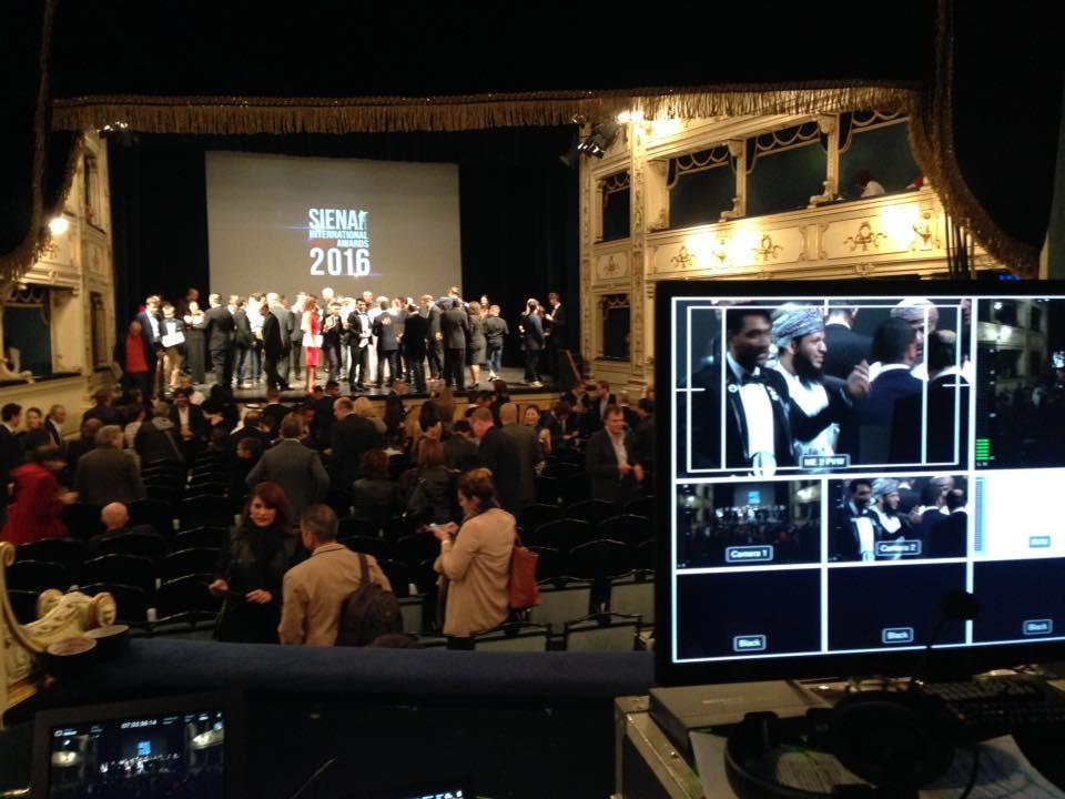 Awards Ceremony at the Teatro dei Rozzi