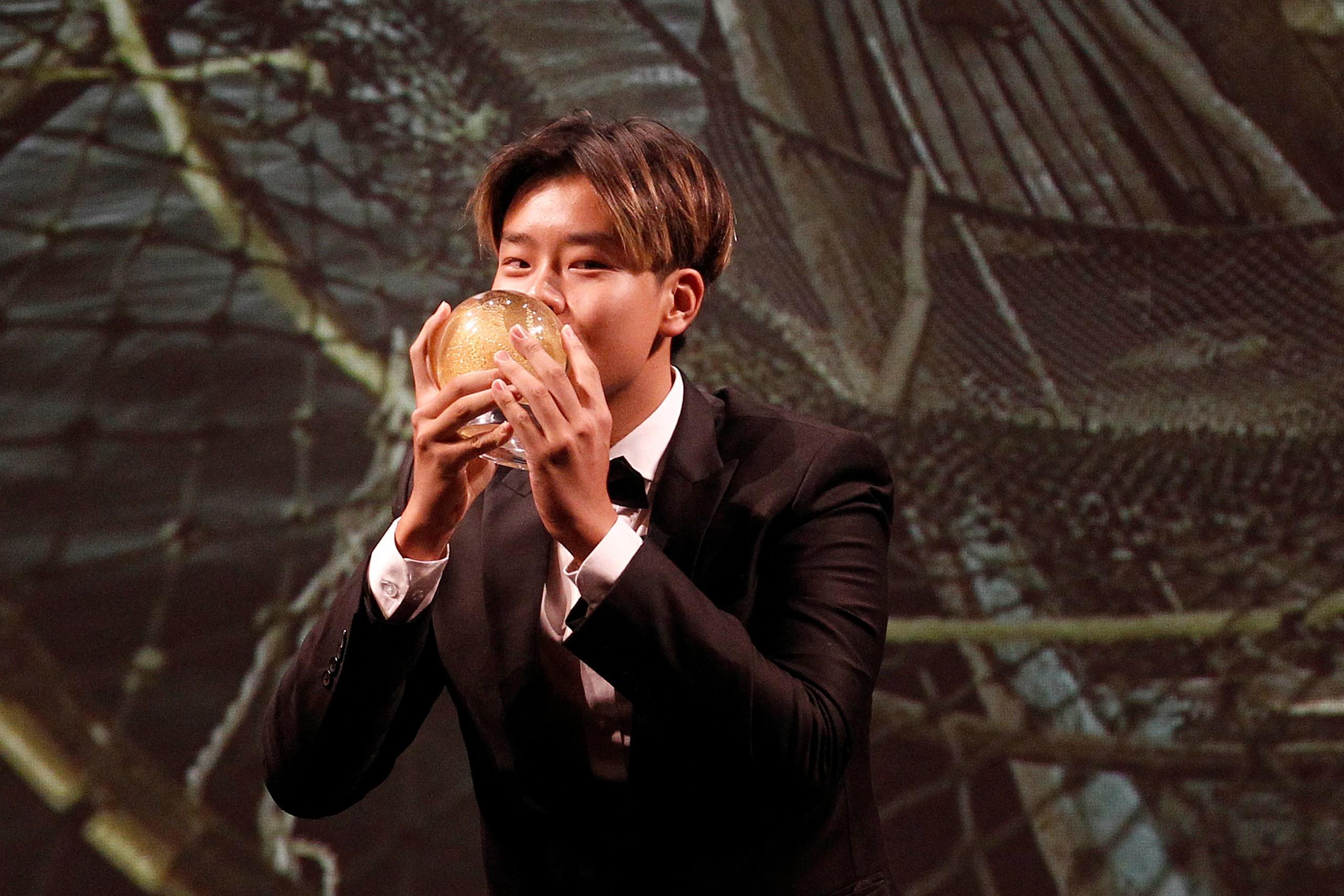 Yinzhi Pan during the Awards Ceremony at the Teatro dei Rozzi