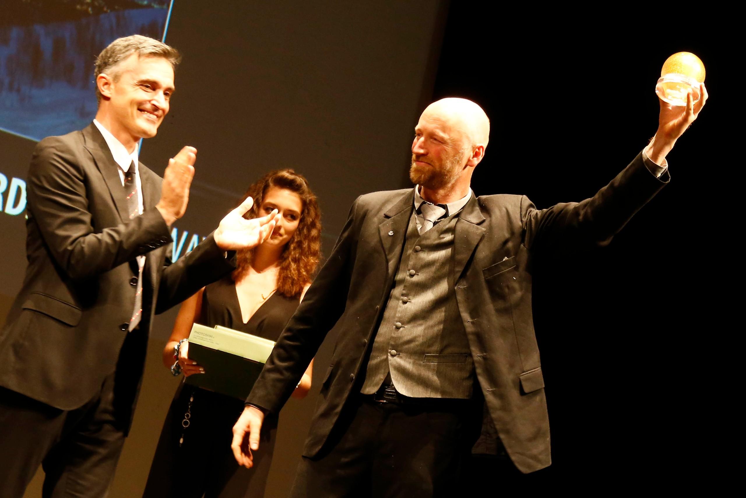 Audun Rikardsen during the Awards Ceremony at the Teatro dei Rozzi