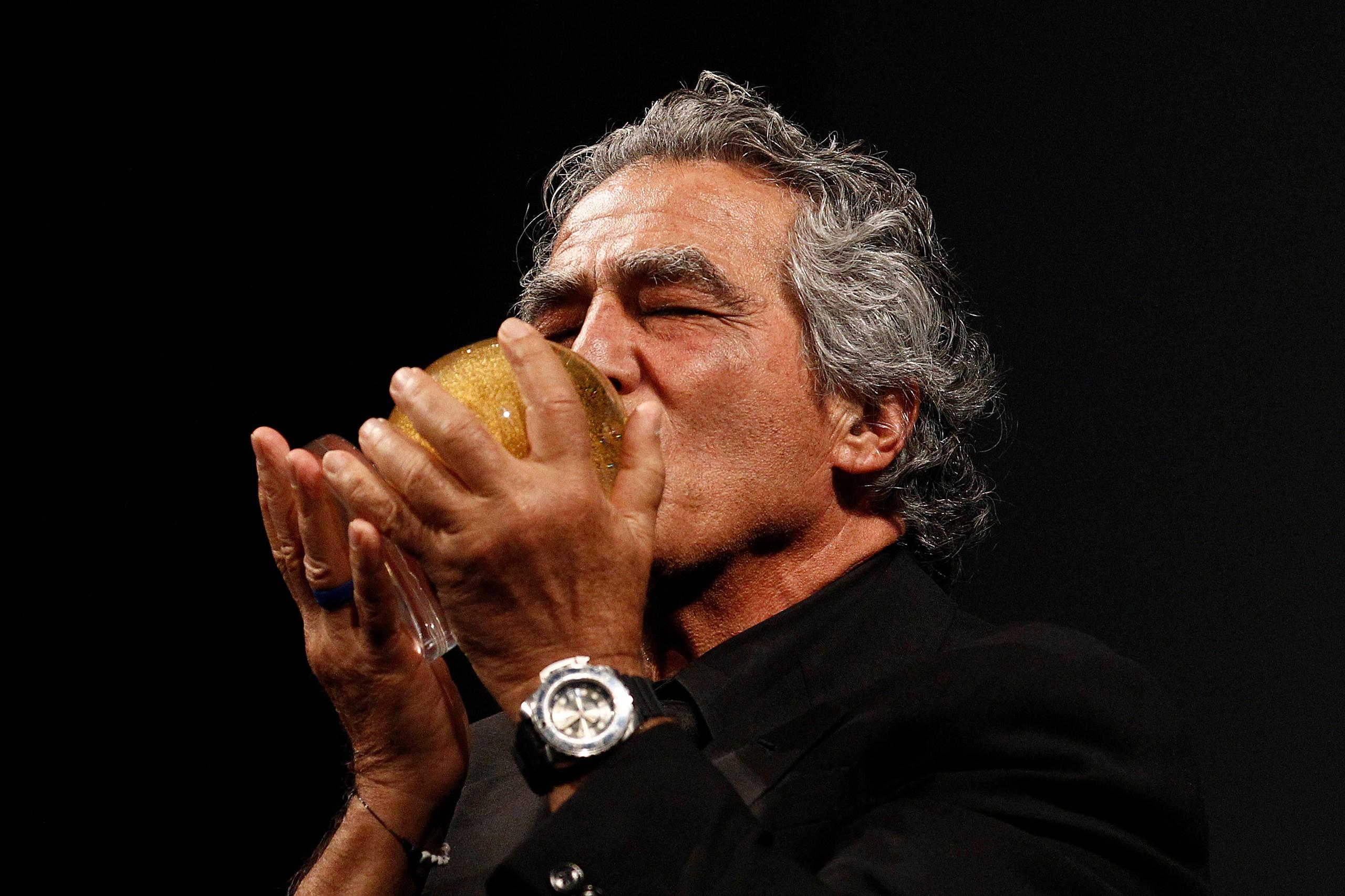 Amos Nachoum during the Awards Ceremony at the Teatro dei Rozzi